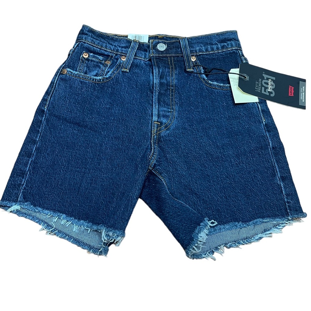 Levi's Blue Jean Shorts Classic Style